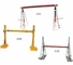 20 Ton Cable Drum Stand With Hydraulisch Opheffend Jack In Line Construction