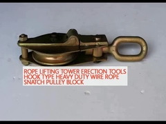 TALENLIFTERING TOWER EDUCATIE TOOLS HOOK TYPE Zwaar draad touw SNACH PULLEY BLOCK