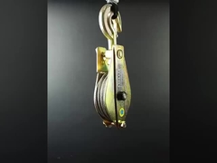 10KN toren opbouw gereedschappen Drie wielen staal opheffing Tackle gegalvaniseerd staal frame