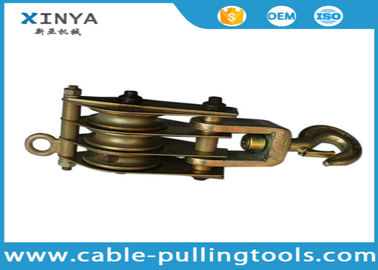 kopen Drie wielen 30KN staal pulley blok snapping blok voor touwtrekken online manufacture
