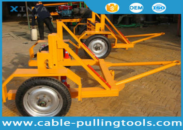 kopen Op zwaar werk berekende de Spoeldrager van de 8 Tonkabel, de Aanhangwagen van de Kabeltrommel met Asbar online manufacture