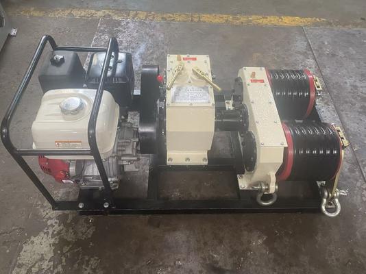 kopen 13HP Honda Gasoline Cable Winch Puller with 26m/min Lift Speed and 10m Maximum Lifting Height online manufacture