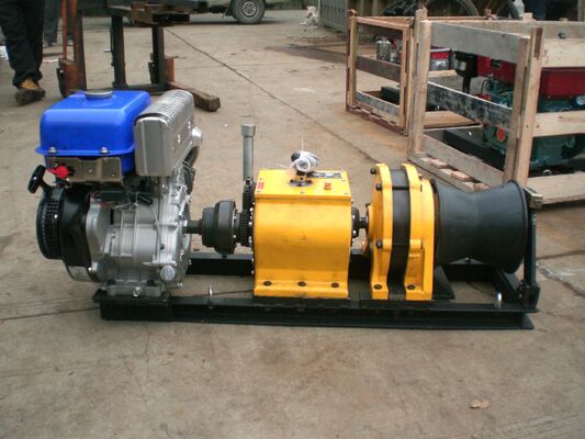 kopen 5-Ton Gasoline-Powered Cable Winch Puller with Fast Line Speed for Heavy-Duty Wire Pulling online manufacture