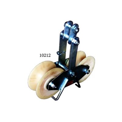 kopen Double Sheave Stringing Block with 25 KN Rated Load and MC Nylon or Aluminum Sheaves for Smooth Ball-Bearing Operation online manufacture