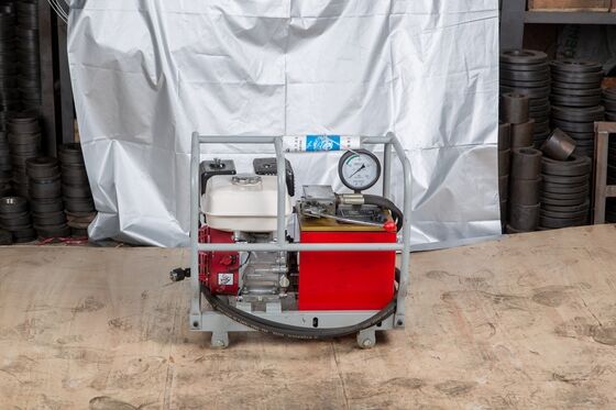 kopen 80MPa benzine-aangedreven dubbelstapige hydraulische pomp. online manufacture