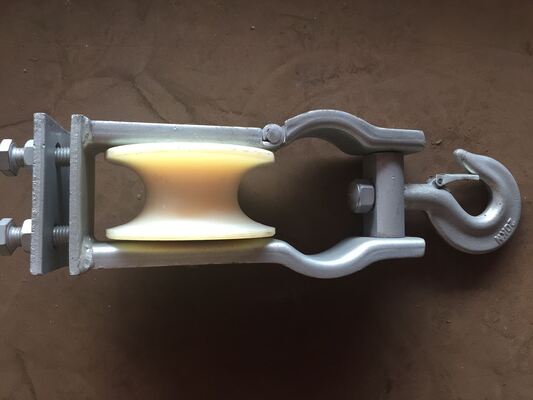 kopen Universal Crossarm Stringing Pulley met Hooked Style Design en 120x58mm wielgrootte voor transmissielijnstring online manufacture