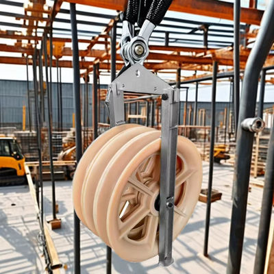 Grote diameter Nylon Gordel katrol Stringing Blocks Aanpasbaar OEM Timing Stringing Katrol Elektriciteitsoverbrenging Katrol