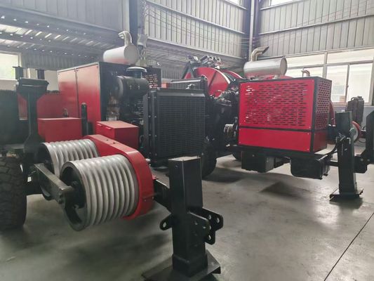 SA-YQ60 60KN Hydraulische kabeltrekker met dieselmotor voor strijkkonducteur