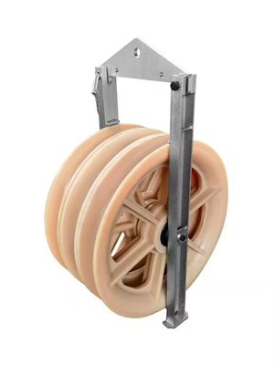 Grote diameter Nylon Gordel katrol Stringing Blocks Aanpasbaar OEM Timing Stringing Katrol Elektriciteitsoverbrenging Katrol
