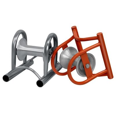 Ondergrondse enkelvoudige kabel leggen gids Roller Aluminium Nylon Wheel Manhole Cable Roller
